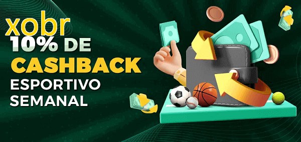 10% de bônus de cashback na xobr